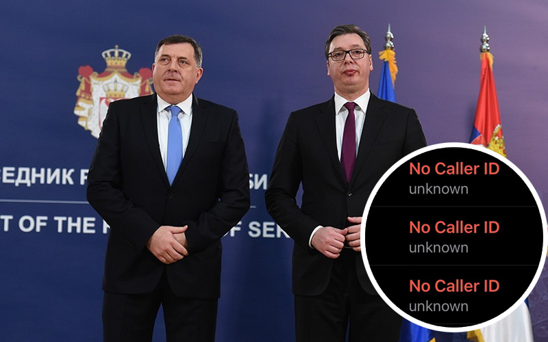 Milorad Dodik Aleksandar Vucic Na sakrivene brojeve se javljam jer znam da je Dodik