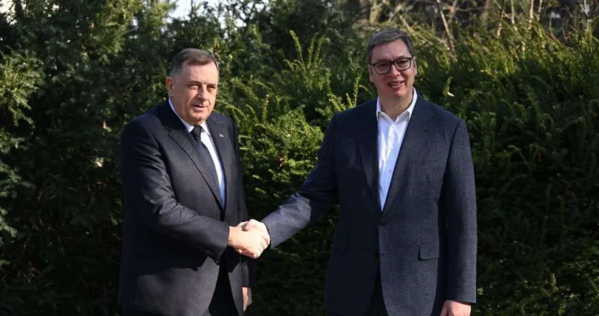 Milorad Dodik Aleksandar Vucic prilikom zadnjeg susreta u Beogradu
