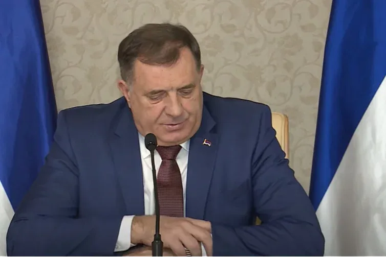 Milorad Dodik Screenshot: BN