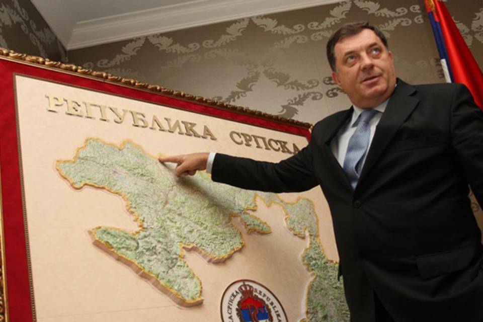 Milorad Dodik mapa