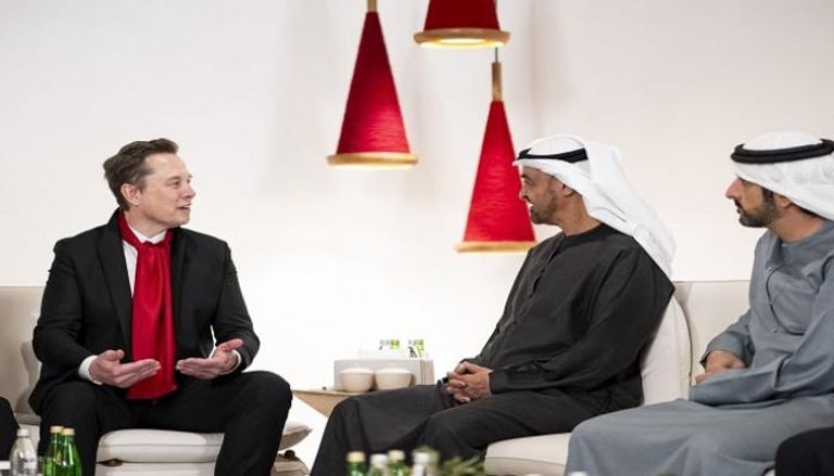 Mohammed bin Zayed Al Nahyan elon Musk