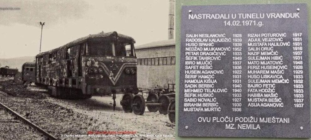 Najveca zeljeznicka nesreca u Bi H odnijela 33 zivota