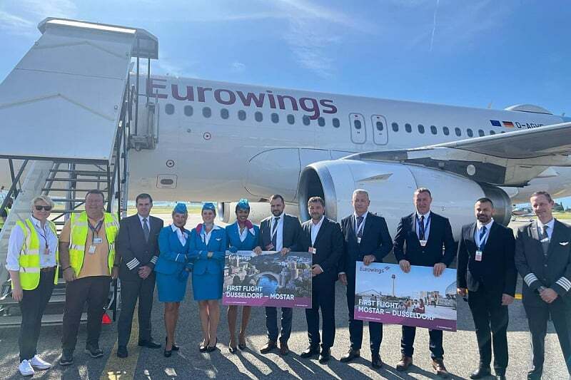 Aerodrom Mostar Dusseldorf Zračna luka Mostar Obnovljena zracna veza Mostara i Njemacke