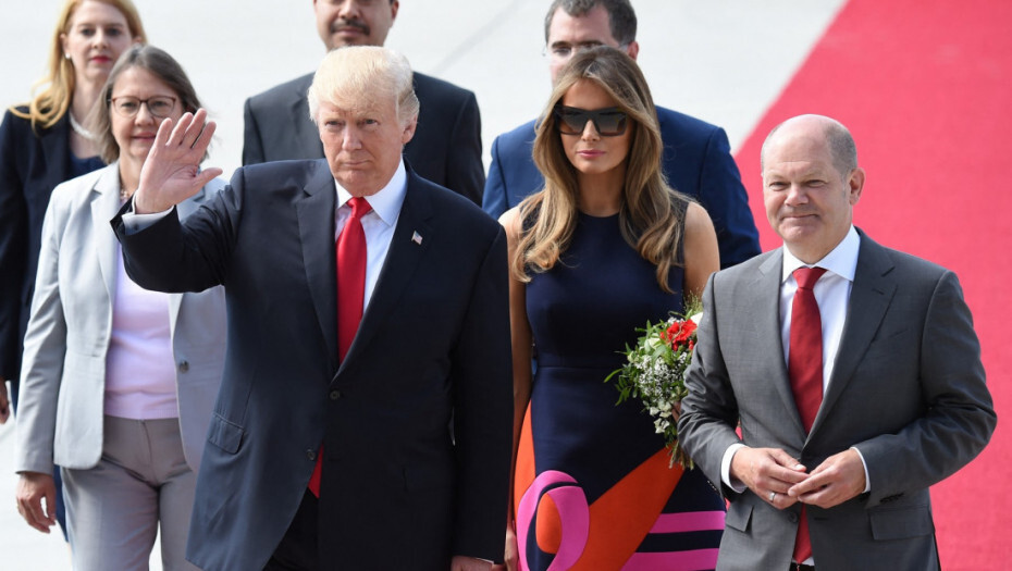 Olaf Scholz Donald Trump foto profimedia
