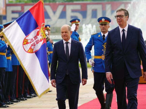 Olaf scholz aleksandar Vucic