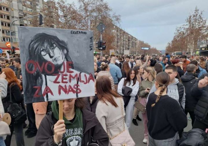 Protesti Srbija studenti 1