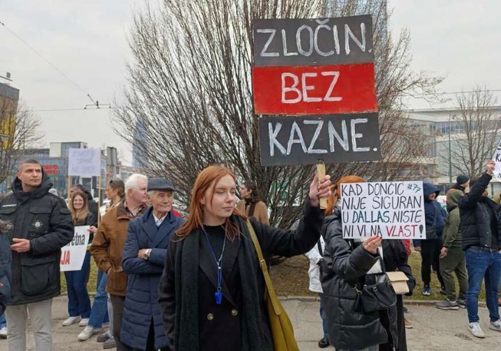 Protesti studenti Sarajevo1