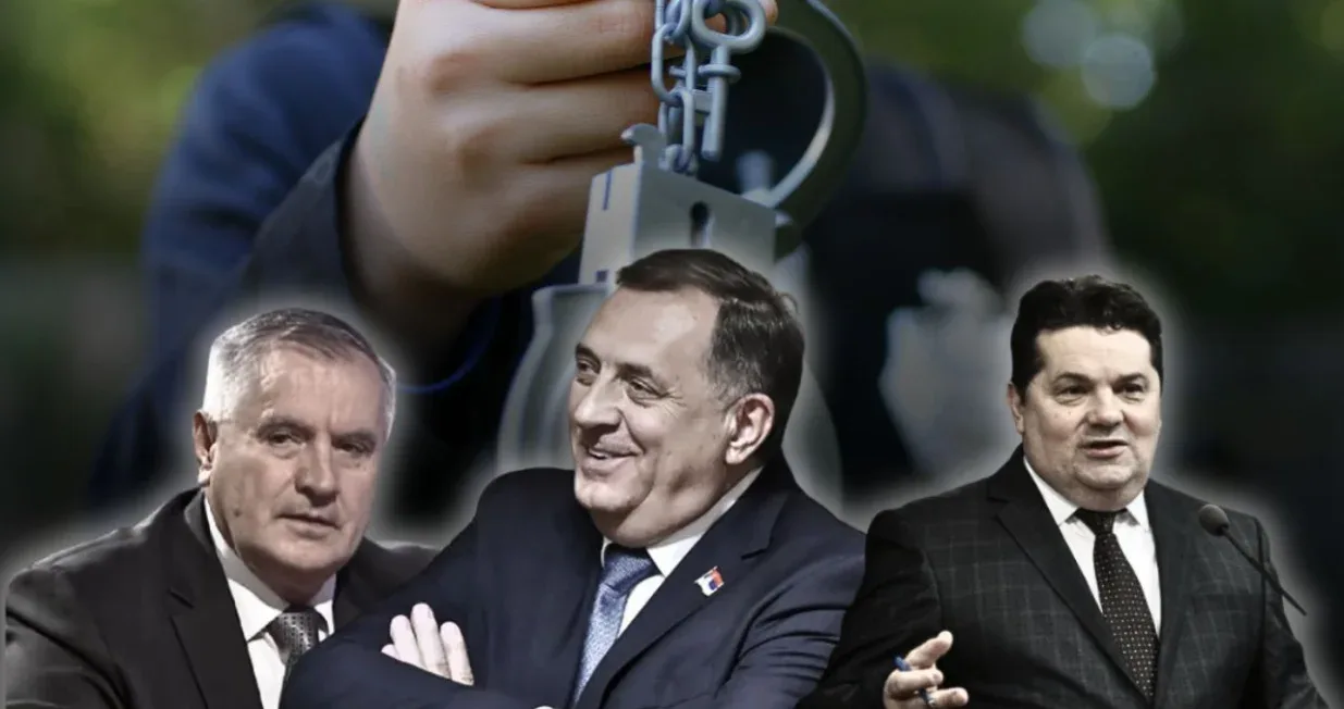 Radovan Viskovic Milorad Dodik Nenad Stevandic