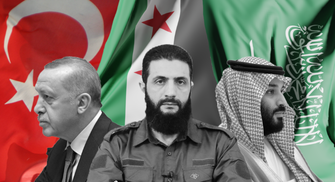 Recep Tayyip Erdogan Ahmed al Sharaa Mohammed bin Salman etto