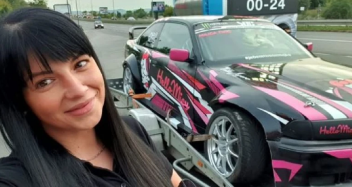 Sampionka drift trka Milica Tikic etto