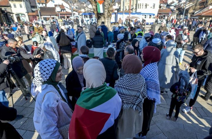 Sarajevo protesti za palestinu 1