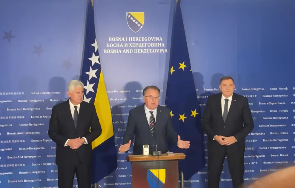 Nermin Niksic Dragan Covic Milorad Dodik
