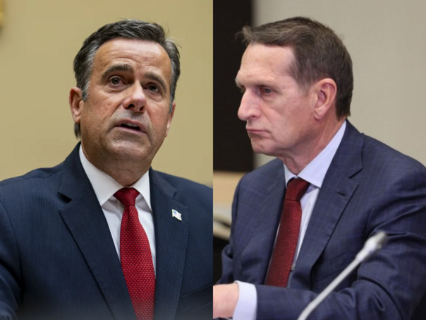 John Ratcliffe Sergey Naryshkin