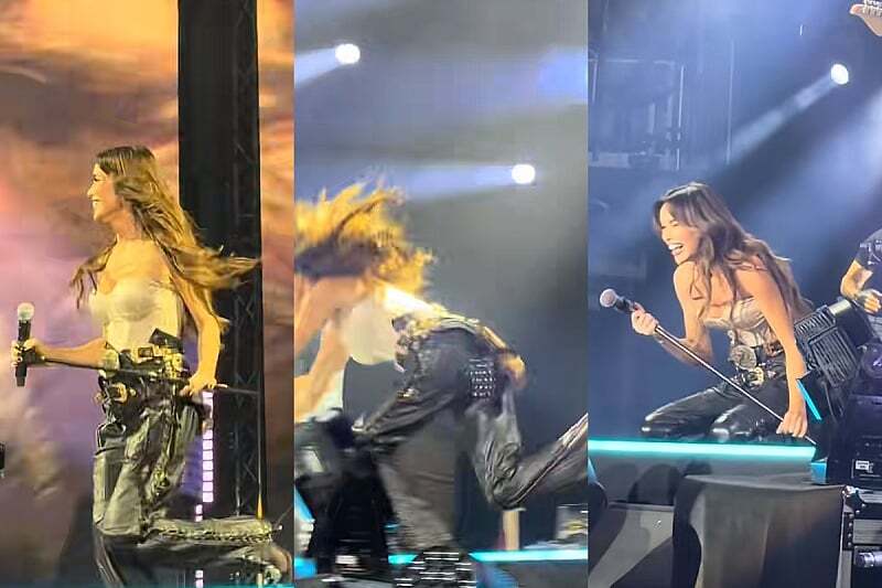 Severina pala na koncertu u Zagrebu