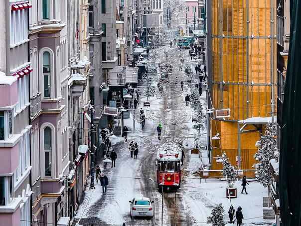 Snijeg u Istanbul