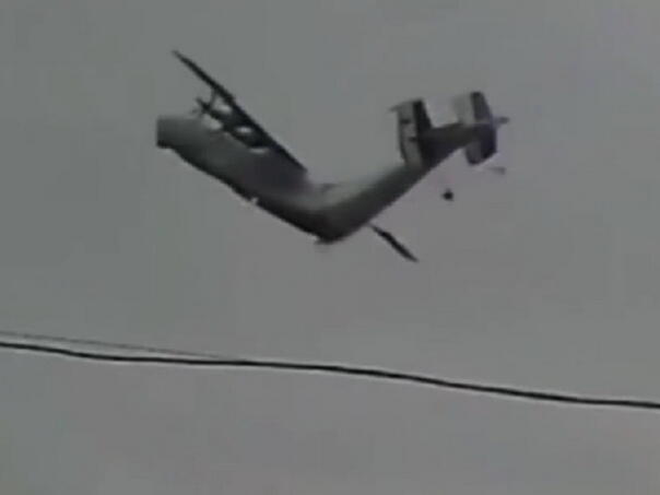 Snimljen pad golemog ruskog vojnog transportnog aviona