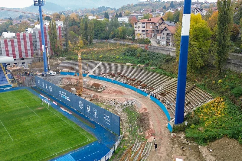 Stadion Grbavica dobija novu tribinu