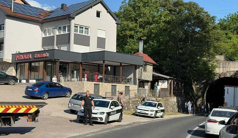 Sudar na ulazu u tunel kod Konjica