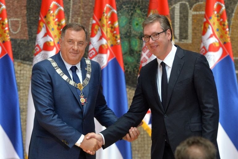 Milorad Dodik Aleksandar Vučić Tanjug