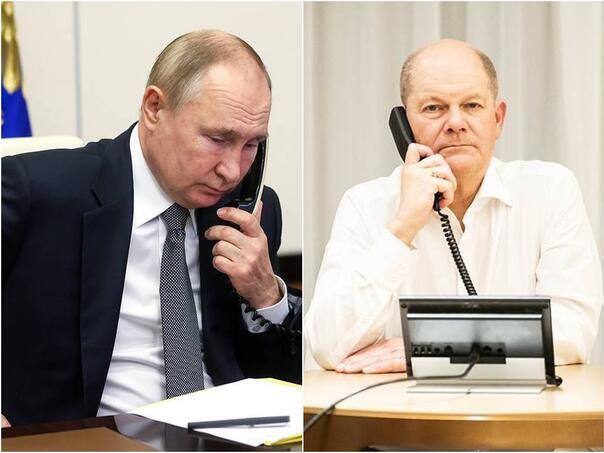 Vladimir Putin Olaf Scholz