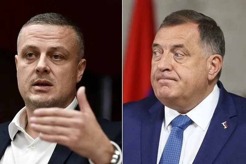 Vojin Mijatovic Milorad Dodik