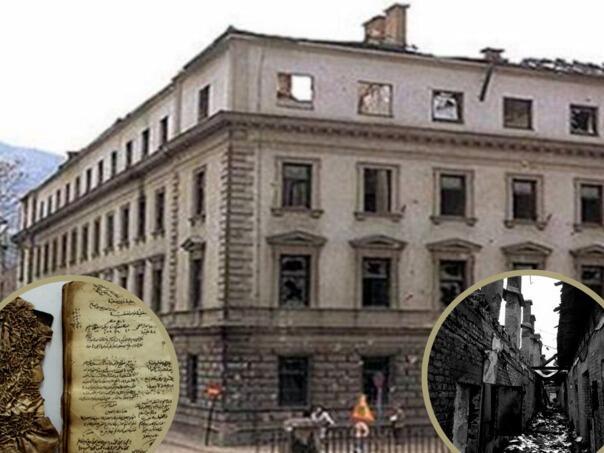 Vojska RS zapalila Orijentalni institut