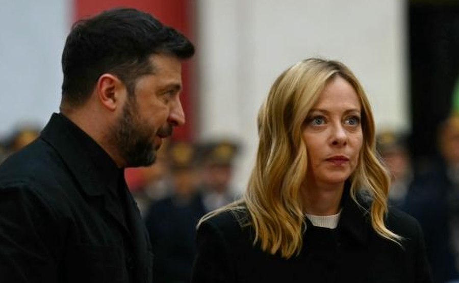 Volodimir Zelenski Giorgia Meloni