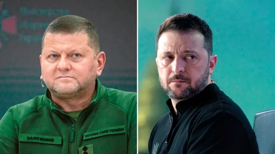Volodimir Zelenski Valerij Zaluzni