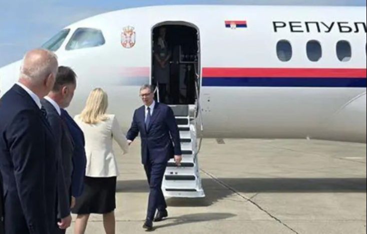 Zeljka Cvijanovic docekala Aleksandr Vucic