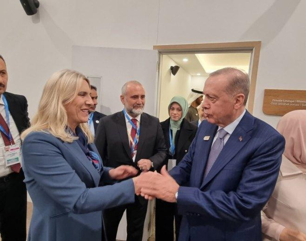Zeljka Cvijanovic recep Tayip Erdogan