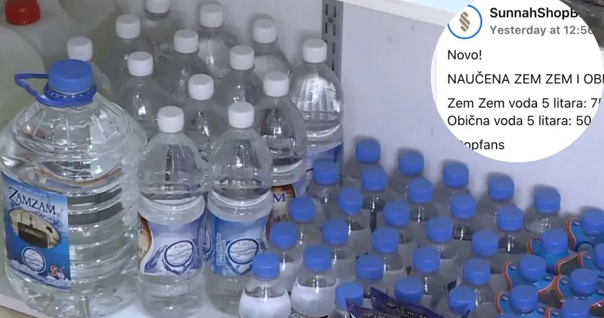 Zemzem voda Ponovo se prodaje Zemzem voda u BiH
