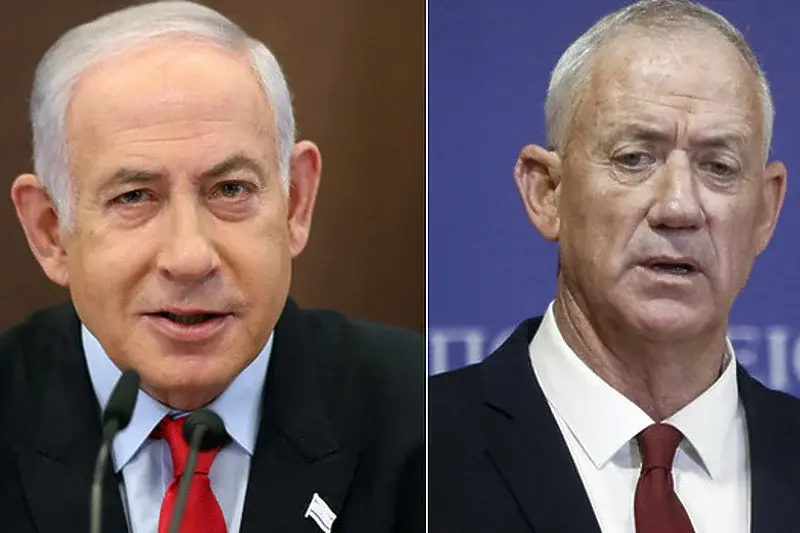 Benjamin Netanyahu i Benny Gantz  epa