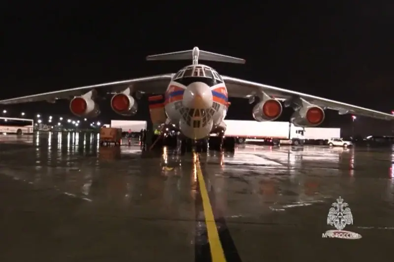 Avion ruski pomoć gazi