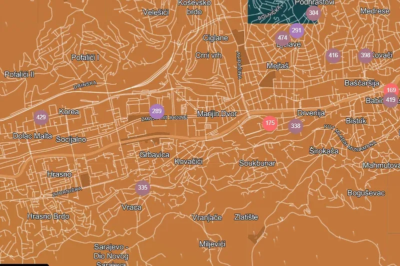 zagađenje zraka Sarajevo