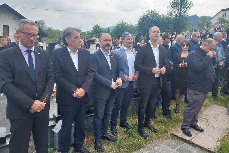 Visegrad slavljenje ruskih dobrovoljaca