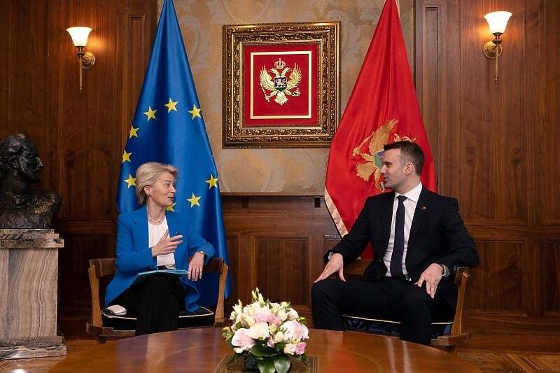 Ursula von der Leyen Milojko Spajić Crna Gora