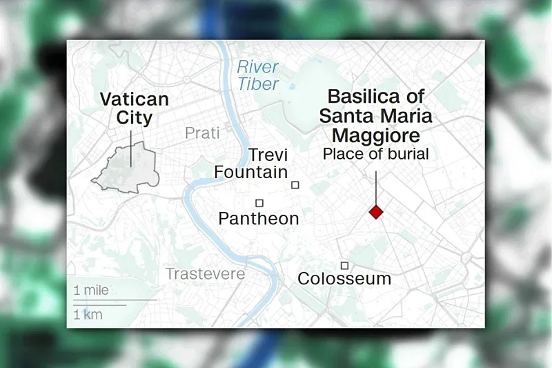 Papa Franjo Neće biti sahranjen u Vatikanu