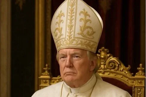 Donald Trump kao papa