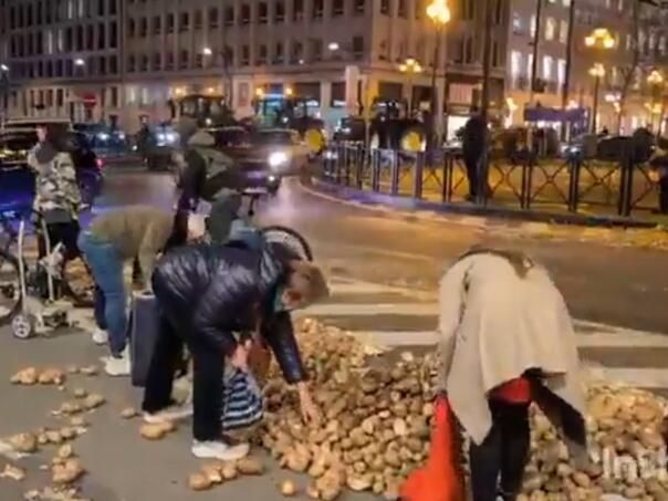 protesti 12  Brisel krompir