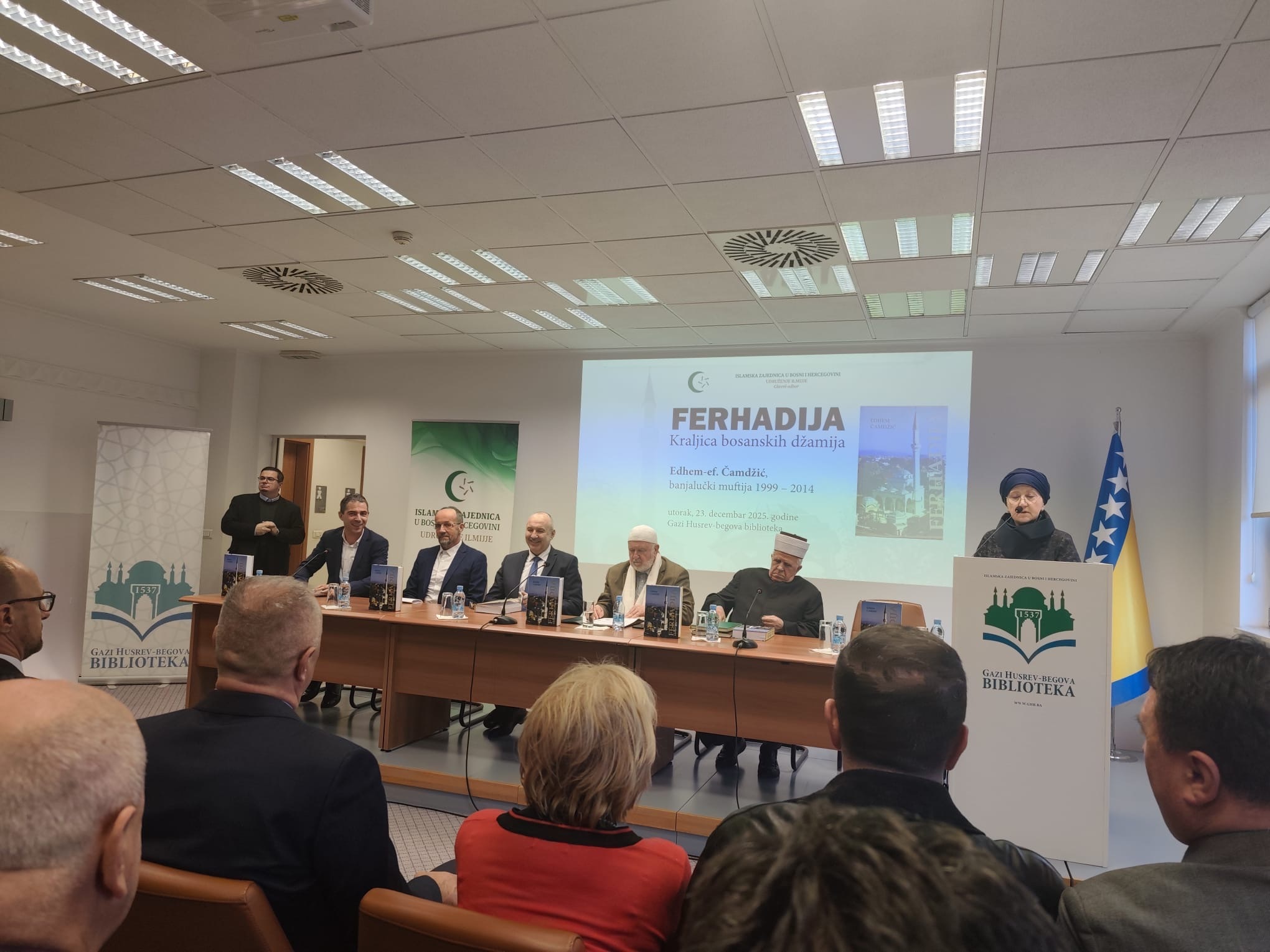 Knjiga promocija Edhemef. Čamdžić Ferhadija  Kraljica bosanskih džamija