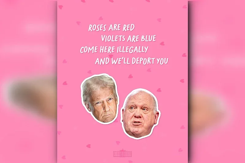 Cestitka Bijele kuce za Valentinov