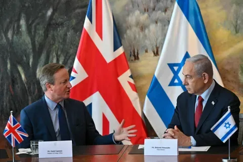 David Cameron Benjamin Netanyahu