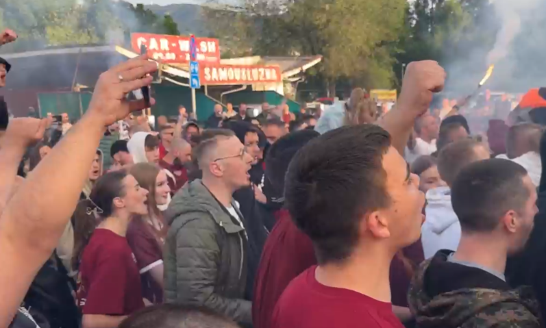 Fk sarajevo navijaci Sarajeva proslavili osmi naslov u Kupu BiH