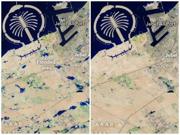 Dubai poplave vidljive iz svemira
