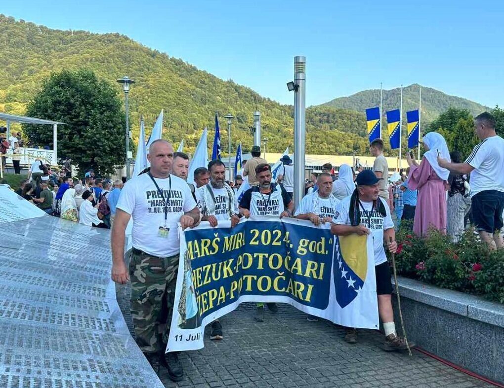 Mars mira ucesnici 2024 srebrenica