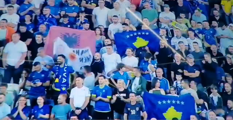 Nogometna reprezentacija Kosova navijaci Foto: Printscreen X