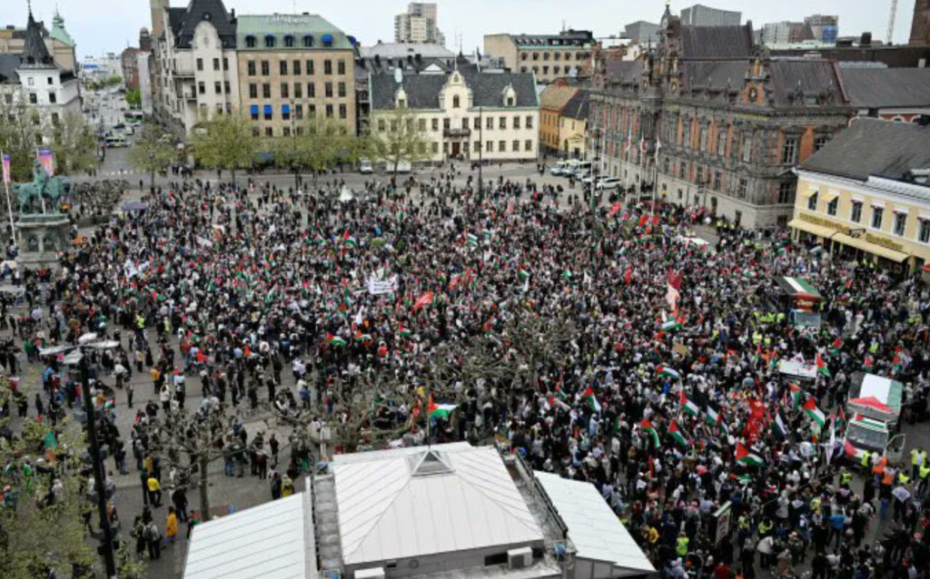 svedska malmo protest zbog izral eurosong