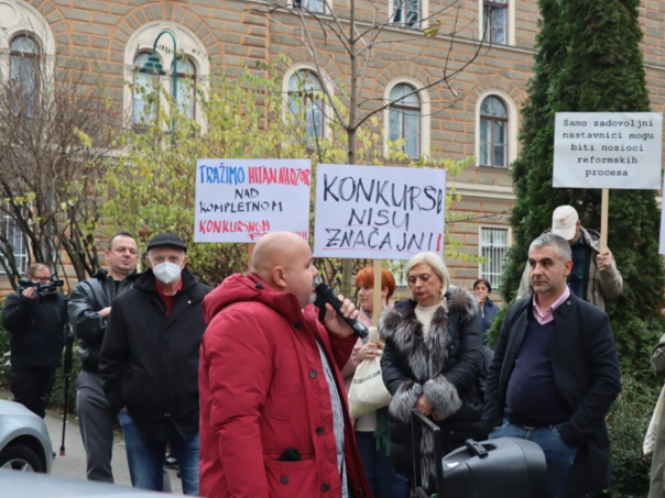 Protesti prosvjeta ks