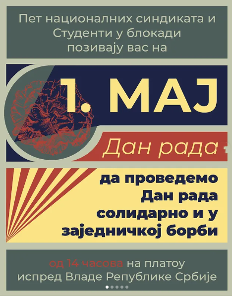 Protesti srbija beograd 1 maj