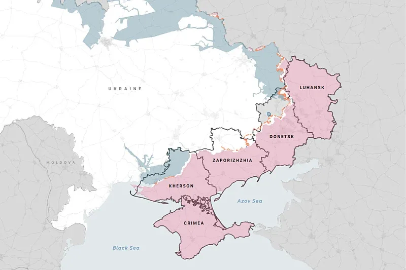Rat u Ukrajini karta